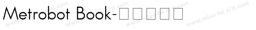 Metrobot Book字体转换